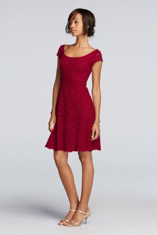 Short Lace Bridesmaid Dresses